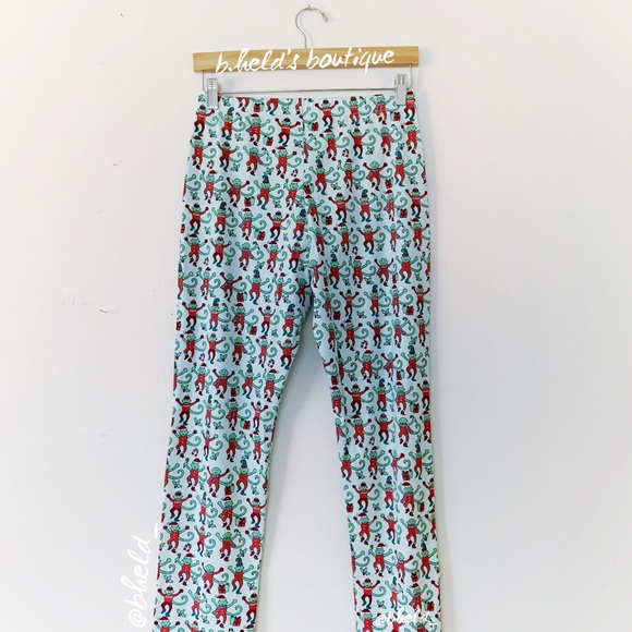 Roller Rabbit Monkey Mas Pajamas in Mint Green Size Small (S) Brand New NWT - Picture 14 of 17